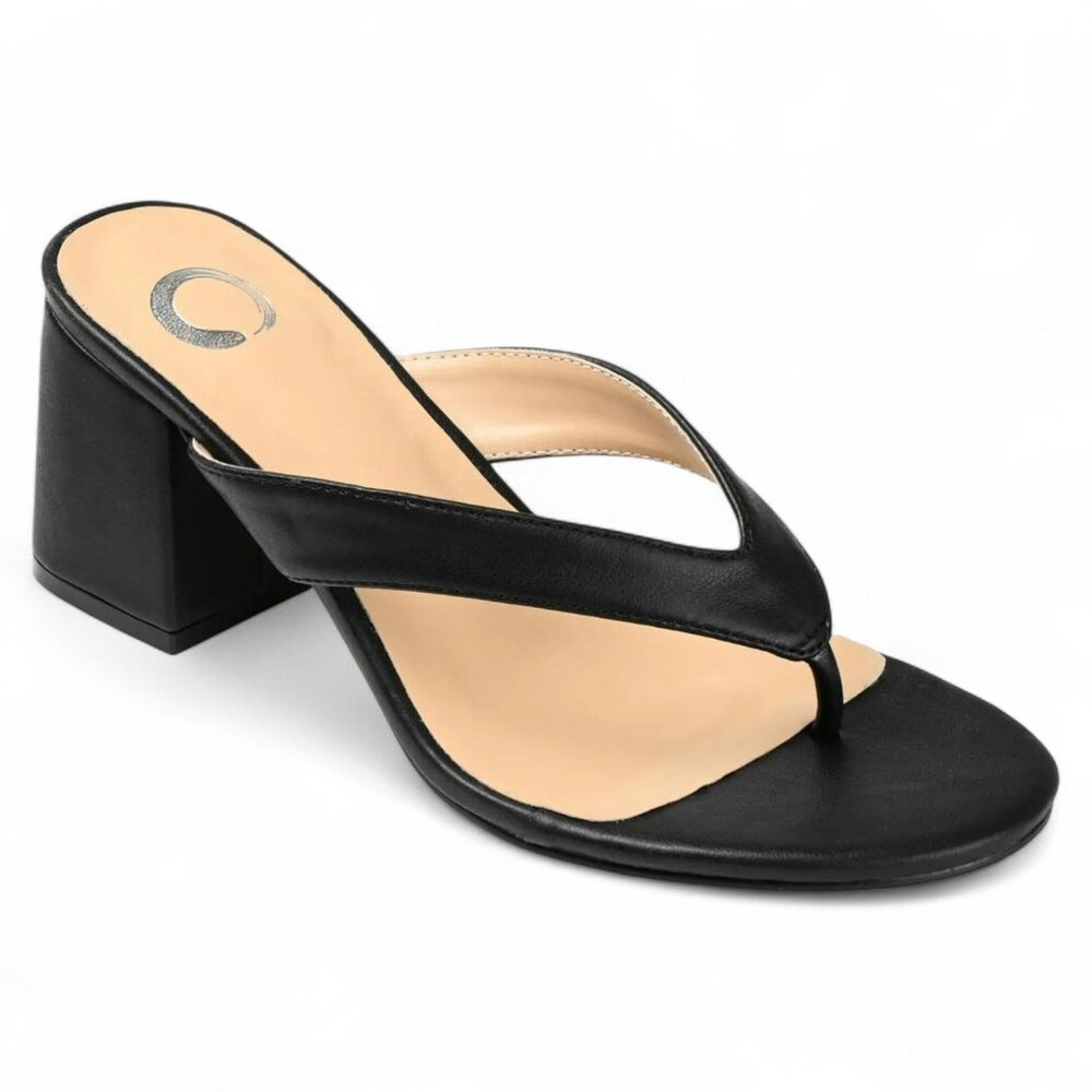 Womens Journee Collection Slip on Heels